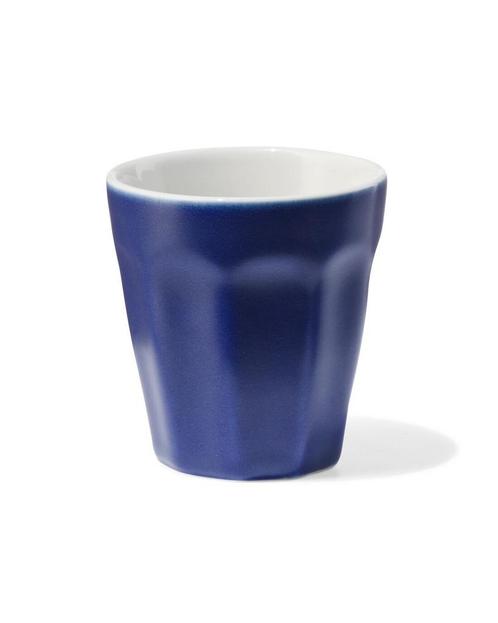 HEMA Mok 90ml Mirabeau aardewerk mat donkerblauw, Huis en Inrichting, Keuken | Servies, Nieuw, Verzenden
