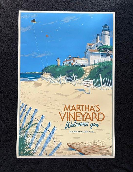 Laurent Durieux - Martha’s Vineyard (Jaws) - Jaren 2000, Antiek en Kunst, Kunst | Tekeningen en Foto's