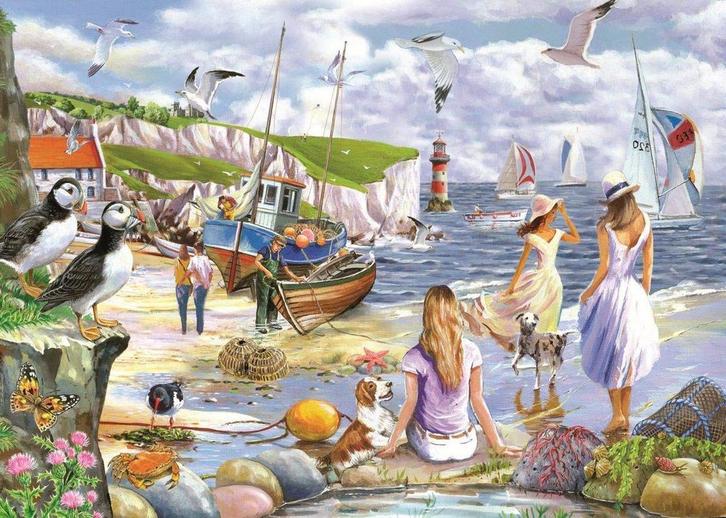 Groot Aanbod - Puzzels met XL Stukjes bij Puzzelplaza, Hobby en Vrije tijd, Denksport en Puzzels, Legpuzzel, Nieuw, 500 t/m 1500 stukjes