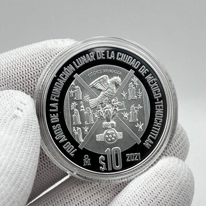 Mexico. 10 Pesos 2021 – 700th Anniversary of the Lunar, Postzegels en Munten, Munten | Europa | Niet-Euromunten