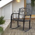 TRUUSK ® Schommelstoel Tuinstoel Antiek Metaal Brons, Tuin en Terras, Tuinstoelen, Verzenden, Nieuw