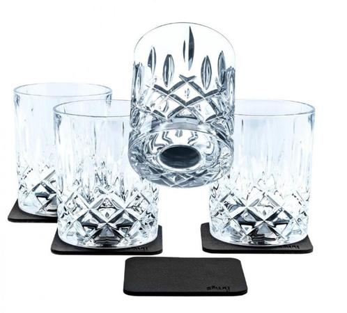 Silwy Whiskey Glazen Kristal 0.2L 4st., Caravans en Kamperen, Kampeeraccessoires, Nieuw