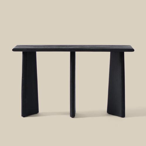 *WOONWINKEL* Sidetable Zwart Hout, Huis en Inrichting, Tafels | Sidetables, Nieuw, Verzenden