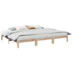 vidaXL Bedframe Family zonder matras 240x200 cm massief, Bruin, Verzenden, Hout, Nieuw