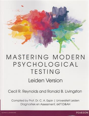 Mastering Modern Psychological Testing Custom, 9781784476052, Boeken, Studieboeken en Cursussen, Zo goed als nieuw, Verzenden