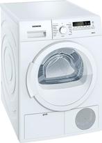 Siemens Wt46b202 Condensdroger 8kg, Ophalen of Verzenden, Zo goed als nieuw, Voorlader, 85 tot 90 cm