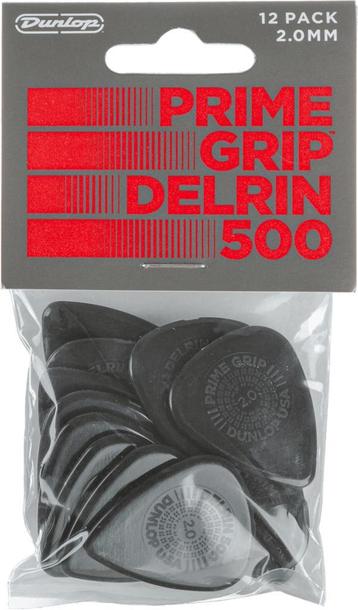 Jim Dunlop Prime Grip Delrin® 500 plectrum 2.00 mm 12-pack beschikbaar voor biedingen