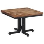 vidaXL Salontafel 55x55x40 cm massief gerecycled teakhout, Huis en Inrichting, Tafels | Eettafels, Verzenden, Nieuw