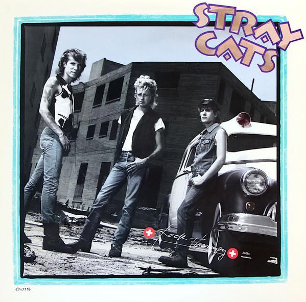 LP gebruikt - Stray Cats - Rock Therapy, Cd's en Dvd's, Vinyl | Rock, Zo goed als nieuw, Verzenden