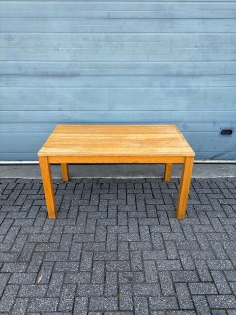 Gebruikte Houten Tafel -T1599 - Vintage/Café, Huis en Inrichting, Tafels | Eettafels, Ophalen