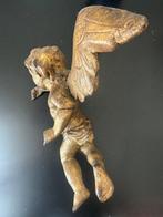 sculptuur, Putto - 27 cm - Hout, Antiek en Kunst, Antiek | Keramiek en Aardewerk
