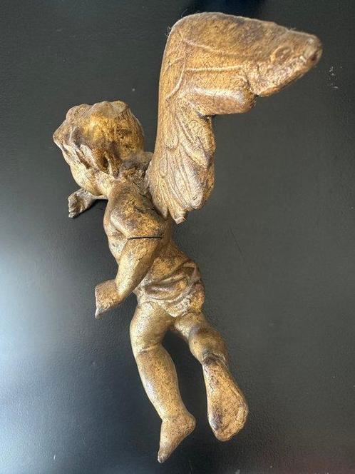 sculptuur, Putto - 27 cm - Hout, Antiek en Kunst, Antiek | Keramiek en Aardewerk