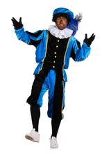 Piet Polyester A Zwart-Blauw - M, Diversen, Sinterklaas, Verzenden, Nieuw