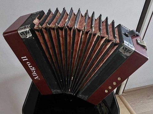 Allegro II - - Diatonische knopaccordeon - Italië - 1930, Muziek en Instrumenten, Blaasinstrumenten | Blokfluiten