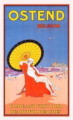 Het is weer tijd voor strand-aandelen: Oostende-Plage, Ophalen of Verzenden, 1920 tot 1950, Aandeel