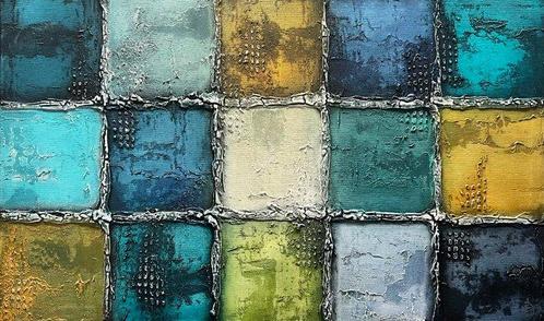 Jecminek - Shades of Balance - XL 3D painting - ready to, Antiek en Kunst, Kunst | Schilderijen | Modern