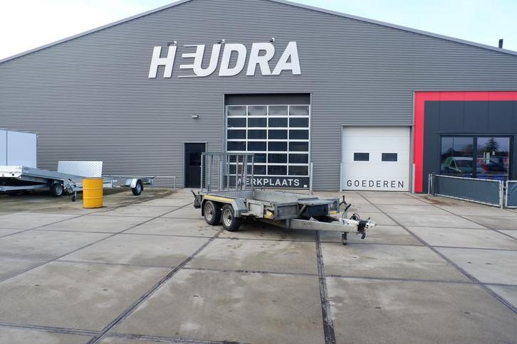 Gebruikte Nugent machinetransporter 3500kg 310x160cm, Auto diversen, Aanhangers en Bagagewagens, Gebruikt