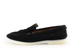 Manfield Loafers in maat 38 Zwart | 10% korting, Verzenden, Zwart, Overige typen, Zo goed als nieuw