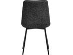 Refurna - Eetkamerstoel Yerevan Microleder Antraciet, Huis en Inrichting, Stoelen, Verzenden, Nieuw