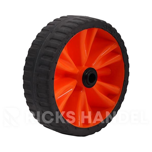 PU wiel 300x4 - oranje velg - asgat 20 mm, Watersport en Boten, Boottrailers, Nieuw, Ophalen of Verzenden