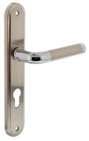Intersteel Deurkruk / Deurklink Agatha op langschild PC72, Doe-het-zelf en Verbouw, Hang- en Sluitwerk, Nieuw, Ophalen of Verzenden