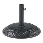 Parasolvoet Bisegna parasolhouder beton rond Ø50x7 cm zwart, Tuin en Terras, Verzenden, Nieuw