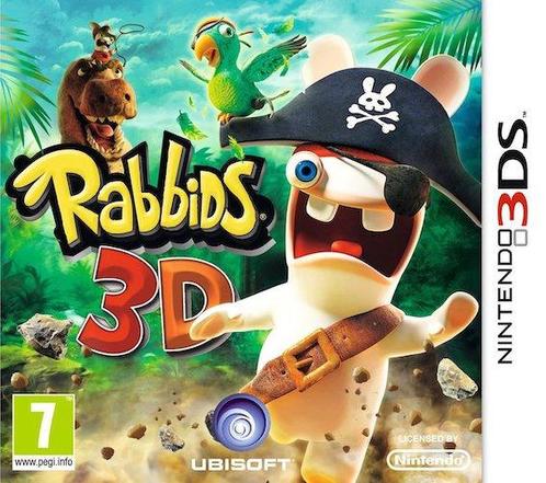 Rabbids 3D (Losse Cartridge) (3DS Games) (Nintendo 3DS), Spelcomputers en Games, Games | Nintendo 2DS en 3DS, Zo goed als nieuw