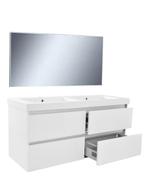 Vision meubelset (incl. spiegel) 120 cm wit, Huis en Inrichting, Nieuw, Verzenden