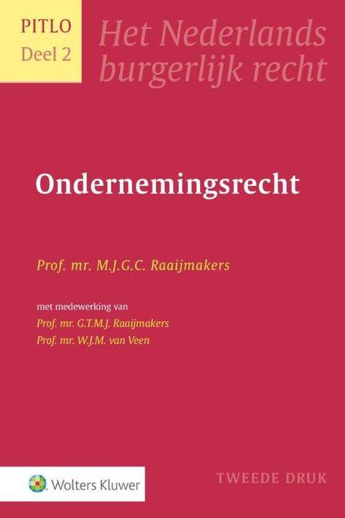 9789013048469 Pitlo 2 - Ondernemingsrecht | Tweedehands, Boeken, Schoolboeken, Zo goed als nieuw, Verzenden