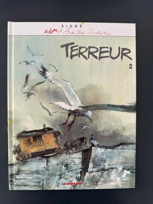 Terreur T2 + dédicace manuscrite - C - 1 Album - Eerste druk, Boeken, Stripboeken