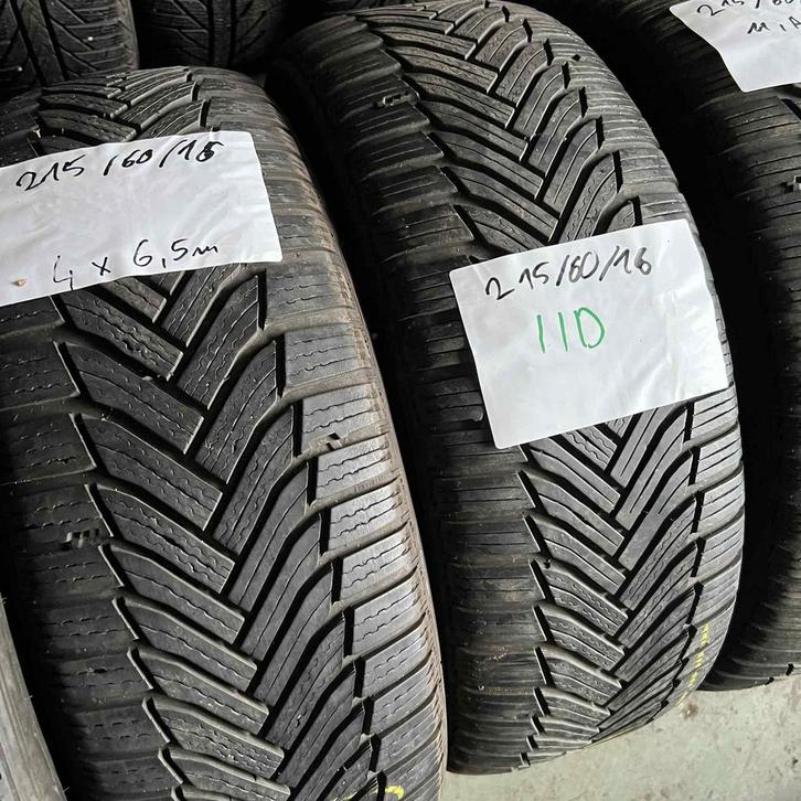2 x Michelin Alpin 6 215-60-16 Winterbanden 6,5mm, Auto-onderdelen, Banden en Velgen, 16 inch, Winterbanden, 215 mm, Personenwagen