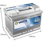 Varta Dynamic SLI E12 accu 12V 74Ah 278x175x190x190, Auto-onderdelen, Accu's en Toebehoren, Verzenden, Nieuw
