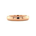 Roségouden rijring met diamant 14 krt, Ophalen of Verzenden, Nieuw