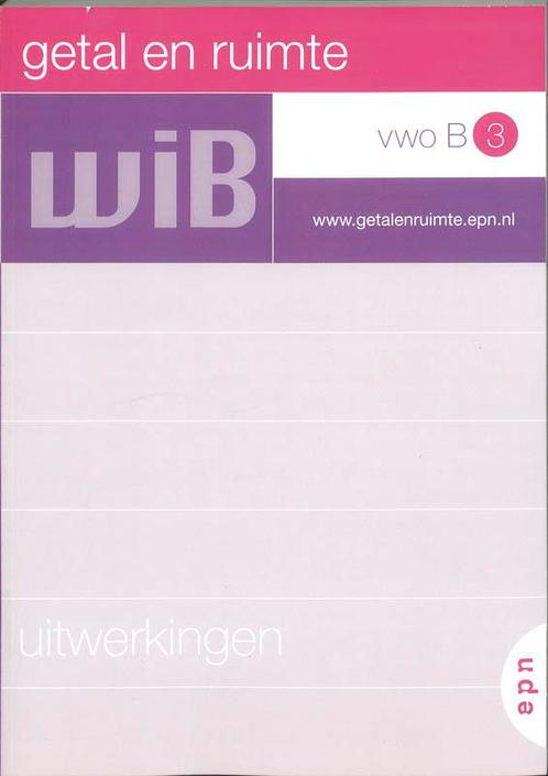 Getal en ruimte Vwo B 3 deel Uitwerkingen 9789011083752, Boeken, Techniek, Zo goed als nieuw, Verzenden