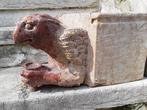Sculptuuur voor buiten, pietra dangolo con grifone - 26 cm, Antiek en Kunst, Antiek | Keramiek en Aardewerk