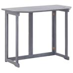 vidaXL Balkontafel inklapbaar 90x50x74 cm massief acaciahout, Verzenden, Nieuw, Hout