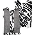 Le Chic-collectie Gilet REVERSIBE zebra Avery (black), Kinderen en Baby's, Kinderkleding | Maat 116, Nieuw, Le Chic, Meisje, Trui of Vest