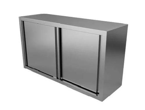 RVS Wandkast met 2 schuifdeuren B150cm of B160cm x D40 x, Zakelijke goederen, Horeca | Keukenapparatuur, Gebruikt