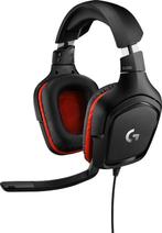 Logitech G332 Lichtgewicht Headset - Zwart/Rood PS4, Ophalen of Verzenden, Zo goed als nieuw, PlayStation 4