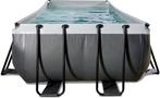 EXIT Black Leather zwembad 400x200x122cm met filterpomp - zw, Nieuw, Verzenden