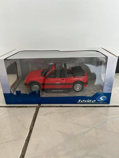 Solido 1:18 - Modelauto - Peugeot 205 CTI, Hobby en Vrije tijd, Modelauto's | 1:5 tot 1:12