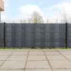 vidaXL Balkonschermen 10 st 255x19 cm poly rattan, Tuin en Terras, Verzenden, Nieuw, Kunststof, Minder dan 1 meter