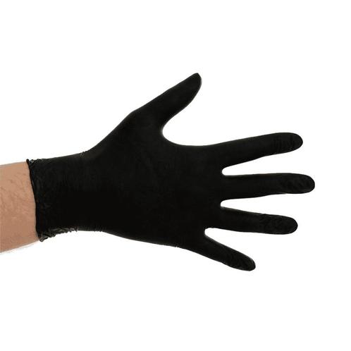 Wegwerp Handschoenen Zwart Soft Nitril 100st. - Maat S, Hobby en Vrije tijd, Taarten en Cupcakes maken, Nieuw, Verzenden