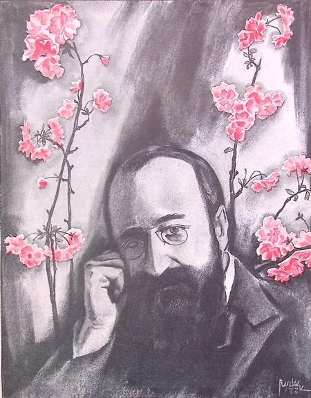 De nagedachtenis van C. S. Adama van Scheltema op spotprent, Antiek en Kunst, Kunst | Litho's en Zeefdrukken, Verzenden