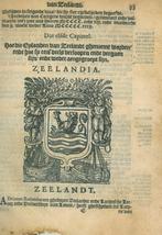 Cartografische prent van Zeeland