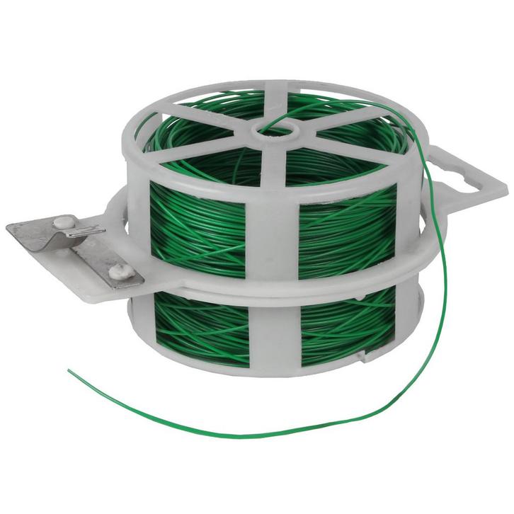 Talen Tools Geplastificeerd Binddraad 50m x 0.6mm - Tuino..., Tuin en Terras, Kweekspullen, Nieuw, Ophalen of Verzenden