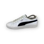 Puma Suede Bow Patent White/Black - Maat 39, Gedragen, Puma, Sneakers of Gympen, Verzenden