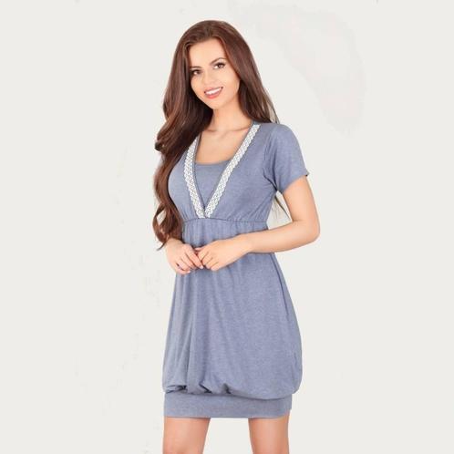 Lupoline Zwangerschapsshirt / Voedingsshirt Dark Blue, Kleding | Dames, Positiekleding, Nieuw