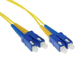 Glasvezelkabel OS2 - SC/SC - 1.5 meter, Computers en Software, Pc- en Netwerkkabels, Nieuw, Verzenden