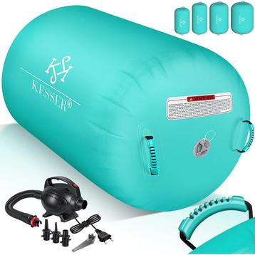 Grote opblaasbare fitnessrol - air roll - 120x75 cm - met beschikbaar voor biedingen